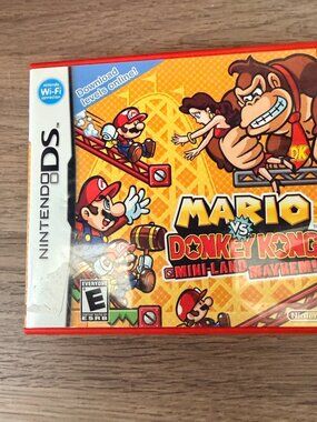 Mario vs Donkey Kong Mini-Land Mayhem on Nintendo DS w/Case & Manual